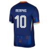 Virallinen Fanipaita Alankomaat Memphis 10 Vieraspelipaita Euro 2024 - Miesten